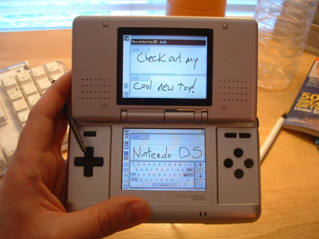 A picture of my new Nintendo DS